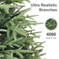 Puleo International 6.5ft. Pre-Lit LED Fraser Fir Christmas Tree - image 5
