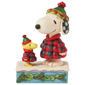 Peanuts(tm) Jim Shore Snoopy & Woodstock Plaid Figurine - image 1