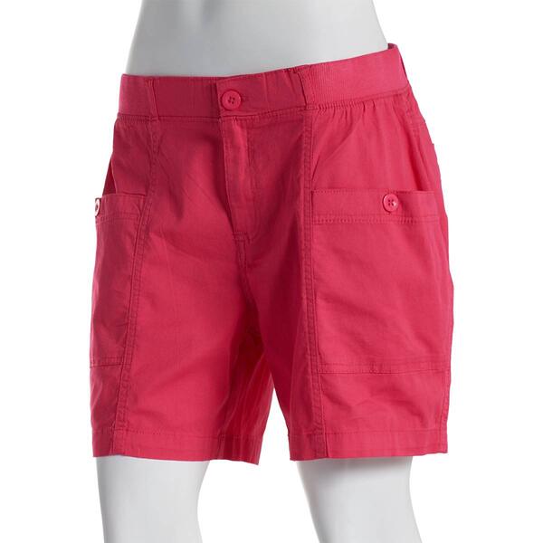 Womens Kiwi Fresh Twill Button Side Pocket Shorts - image 