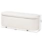 Baxton Studio Lavina Modern Teddy-Bear Fabric Storage Bench - image 7