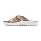 Womens Cliffs by White Mountain Banksy Cheetah Thong Sandals - image 6