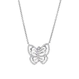 Le Vian(R) Vanilla Diamonds(R) Vanilla Gold(R) Open Butterfly Pendant
