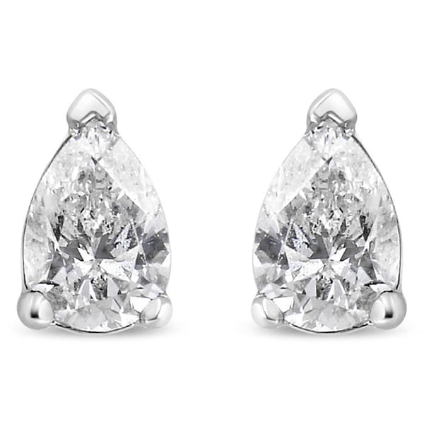 Haus of Brilliance 3/4ctw. Lab Grown Diamond Solitaire Earrings