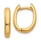 Gold Classics&#40;tm&#41; 14kt. Gold High Polished Oval Hoop Earrings - image 1