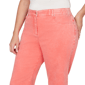 Plus Size Ruby Rd. Set Sail Sunwashed Cuffed Straight Leg Jeans - image 5