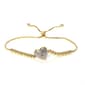 Accents by Gianni Argento Diamond Accent Heart Bead Bracelet - image 1