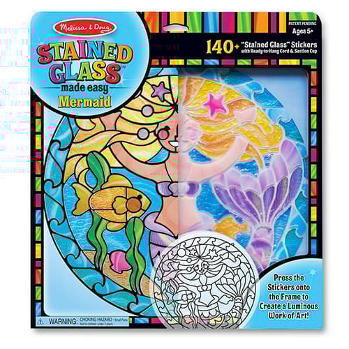 Melissa &amp; Doug® Stained Glass - Mermaid