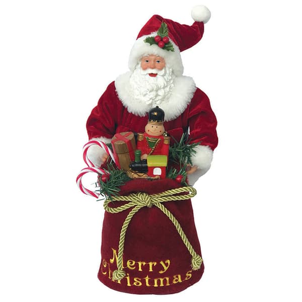 Santa's Workshop 12in. Merry Christmas Santa Claus Figurine - image 