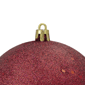 Northlight Holographic Glitter Burgundy Christmas Ball Ornament - image 4
