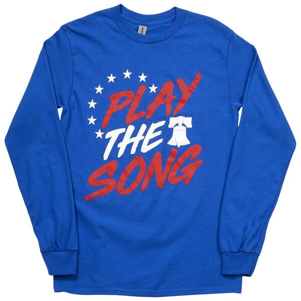 Mens Play The Song Long Sleeve Tee - image 