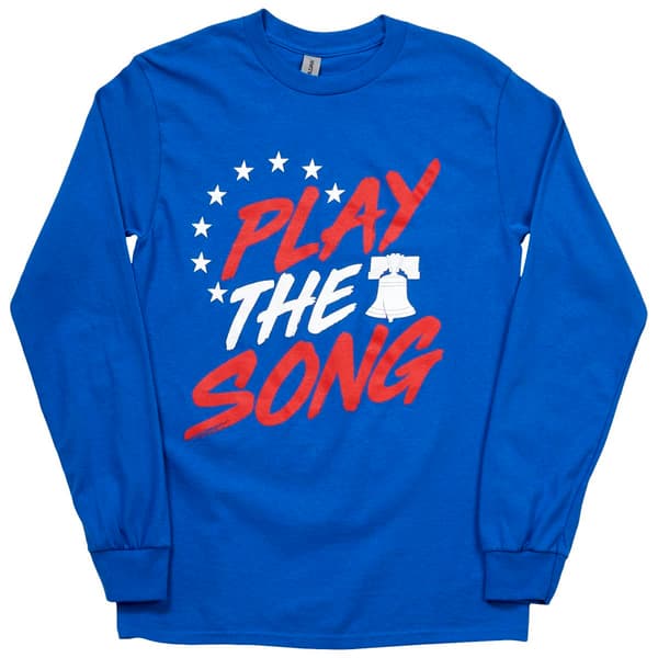 Mens Play The Song Long Sleeve Tee - image 