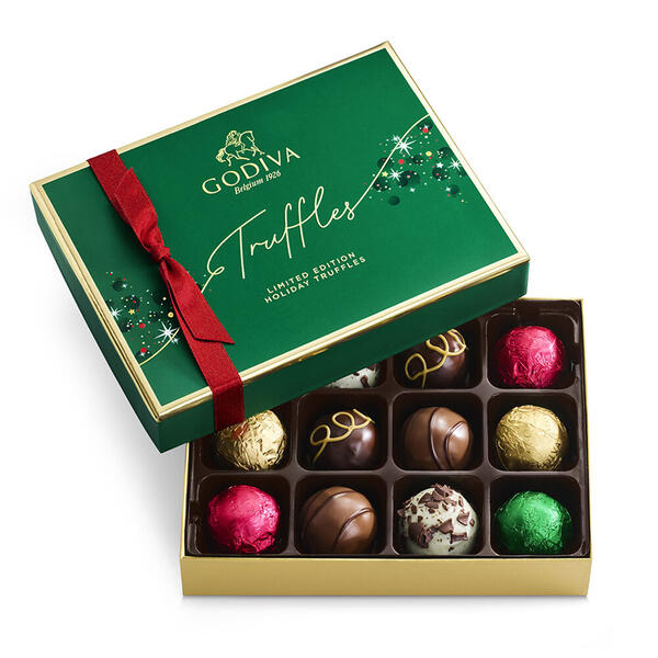 Godiva 12pc. Holiday Truffle Box - image 