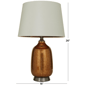 9th & Pike® Modern Copper Glass Table Lamp - image 3