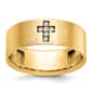 Mens Diamond Classics&#40;tm&#41; 10kt. Gold IBGoodman Cross Diamond Ring - image 1