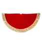 Kurt S. Adler 48in. Red Knit Faux Fur Tree Skirt - image 3