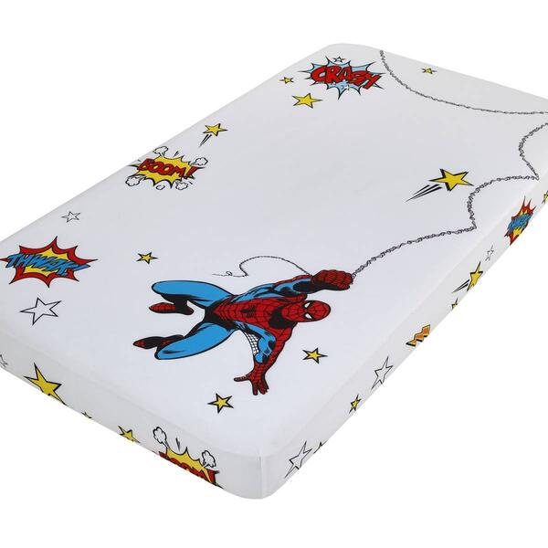 Marvel Spider-Man Photo Op Fitted Crib Sheet - image 