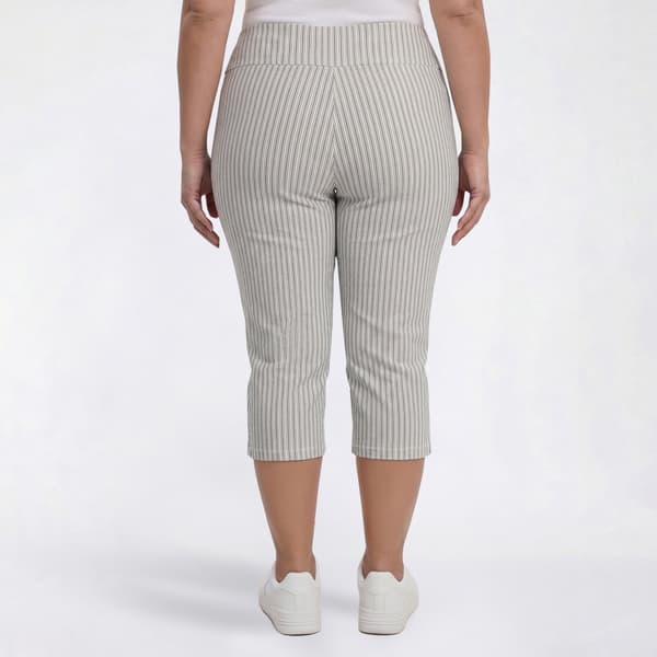 Plus Size Preswick & Moore® Pinstripe Millennium Capris