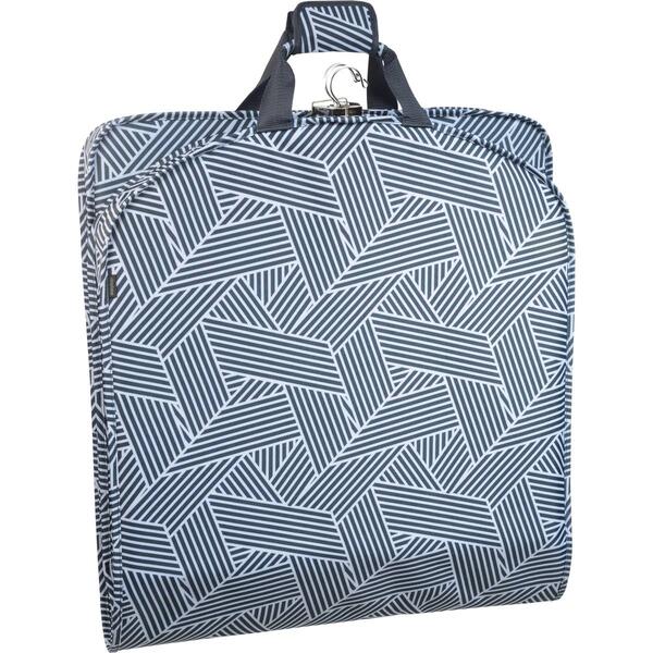 WallyBags&#40;R&#41; 52in. Deluxe Travel Crossroads Pattern Garment Bag - image 