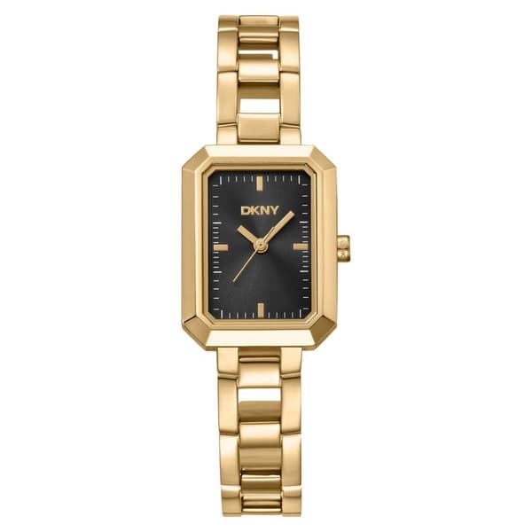 Womens DKNY Uptown Midi Black Dial Bracelet Watch - DK1L009M0015