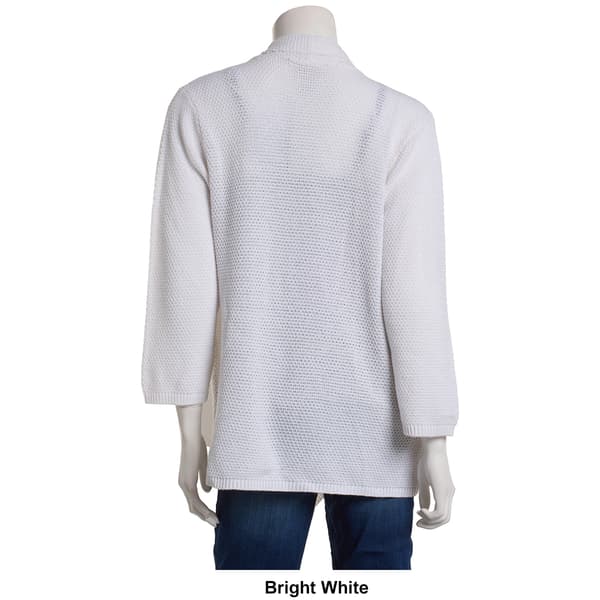 Petite Hasting & Smith 3/4 Sleeve Shawl Collar Open Cardigan