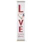 Northlight Seasonal Love Lives Here Valentine''s Day Porch Sign - image 1