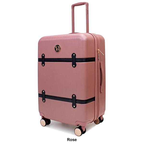 Badgley Mischka Grace 3pc. Expandable Retro Hardside Luggage Set