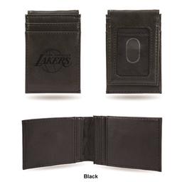 Mens NBA Los Angeles Lakers Faux Leather Front Pocket Wallet