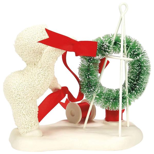 Department 56 Snowbabies™ A Wreath for Santa Figurine
