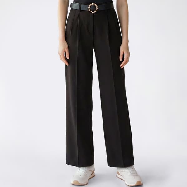 Juniors Love Tree Vertigo Belted Pleat Front Pants - image 