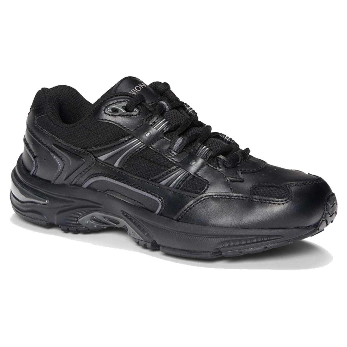 Womens Vionic® Walker Classic Lace Up Sneakers - Black