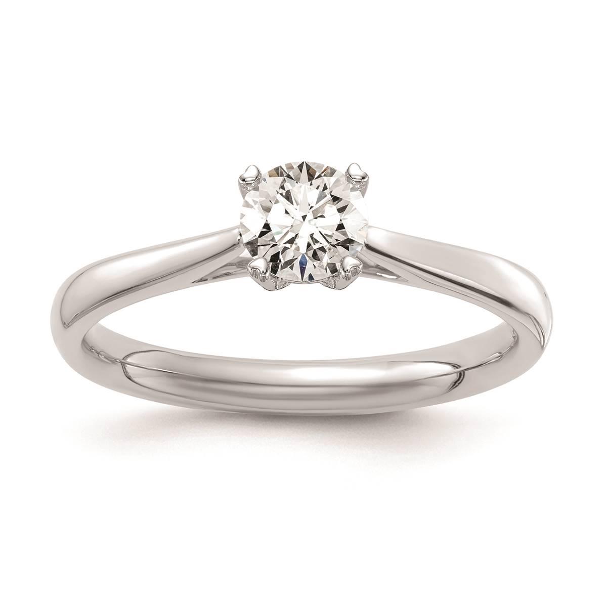 Pure Fire 14kt. White Gold Lab Grown Certified Diamond Ring