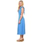 Juniors Trixxi Solid Linen Tie Sleeve Molly Midi Side Slit Dress - image 4