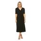 Petite MSK Elbow Sleeve Surplice Midi Dress - image 1