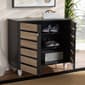 Baxton Studio Gisela 2 Door Shoe Storage Cabinet - image 2