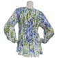 Plus Size Floral & Ivy 3/4 Sleeve Floral Round Neck Blouse - image 4
