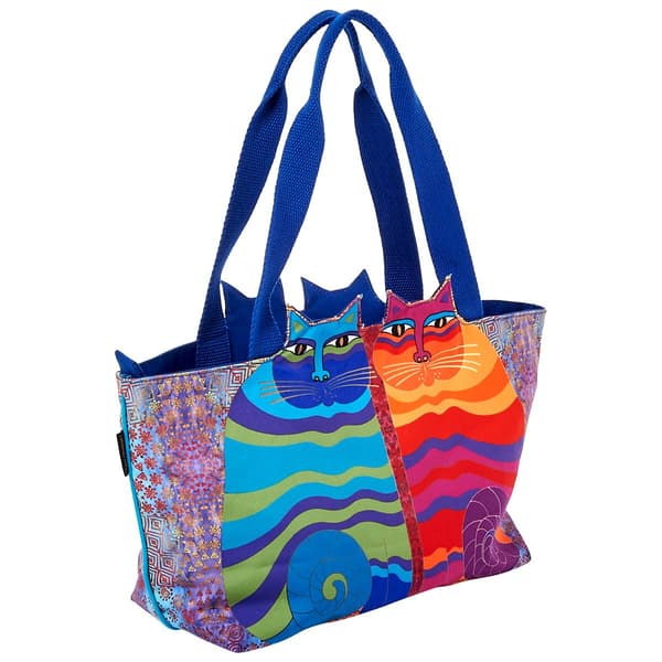 Laurel Burch Colorful Cats Tote