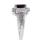 Haus of Brilliance Sterling Silver Amethyst Diamond Accent Ring - image 4