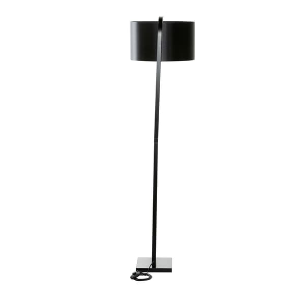 9th & Pike&#174; Black Metal Traditional Monochrome Floor Lamp