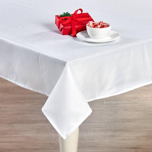 Willow & Hem Holiday Classics Ribbed Metal Tablecloth - image 