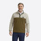 Mens LANDS’ END® Color Block Polar Snap Henley - image 1