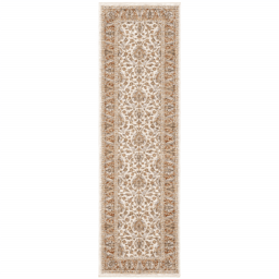 HomeRoots Rust Oriental Power Loom Stain Resistant Runner