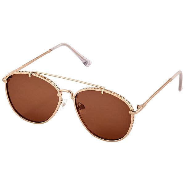 Womens Steve Madden Joysee Aviator Sunglasses - image 