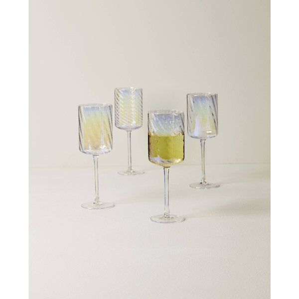 Lenox® Tuscany Classics Iridescent White Wine Glasses - Set of 4