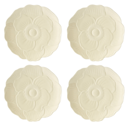 Lenox(R) Butterfly Meadow(R) Floral Yellow Accent Plates - Set of 4