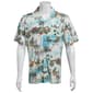 Mens Campia Short Sleeve Button Down Shirt - Aqua - image 1