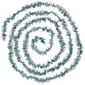 Northlight 12ft. Blue & Green Shiny Tinsel Christmas Garland - image 2