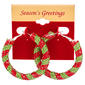 Holiday Inspired Hoop Earrings - image 1