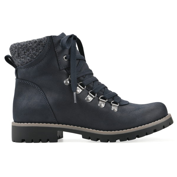Womens Cliffs by White Mountain Primed Lace-Up Booties