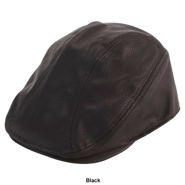 Mens DHC Faux Leather Ivy Cap