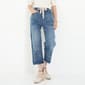 Womens MNK Straight Leg Splatter Jeans with Ribbon Belt - image 1
